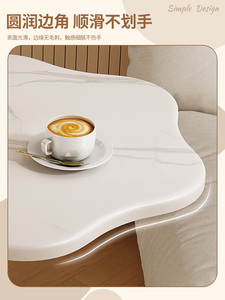 โรงงานขายตรงโต๊ะกาแฟRetro Designโต๊ะข้างกระดานกาแฟมือถือมินิโต๊ะกาแฟรูปไข่ - Product Image 3