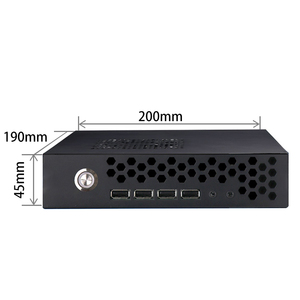 Mini ITX Chassis Tragbares Desktop-Computer gehäuse Gaming PC-Komponenten Shell mit CPU-Lüfter Wifi-Modul Antenne DIY - Product Image 6