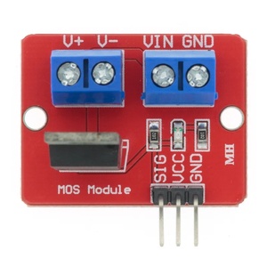 0-24V Top Mosfet Button IRF520 MOS Treiber modul MCU ARM Raspberry pi - Product Image 4