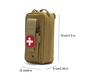 Trousse de premiers soins tactique d'urgence IFAK Molle sac de premiers soins extérieur pour voyage randonnée camping - Product Image 2