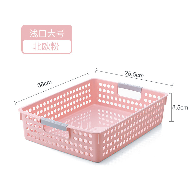 Bouche peu profonde rose grande taille