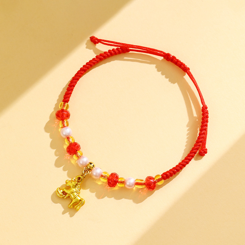 8-ma tat yuanbao-fine red rope