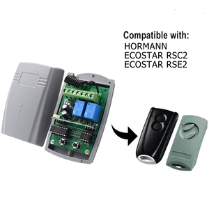 Interruttore di controllo remoto Wireless universale 433Mhz per ricevitore di codici fissi e Rolling code ricevitore di telecomando