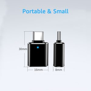 带三星S24超mac笔记本电脑充电数据传输指示器的C型适配器USB 3.0至USB适配器 - Product Image 6