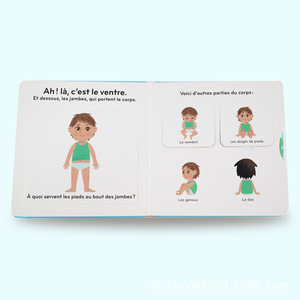 Servizio di stampa personalizzata libri di bordo per bambini formato personalizzato di colore del bambino immagine di lettura di apprendimento libro con copertina rigida per i bambini - Product Image 3