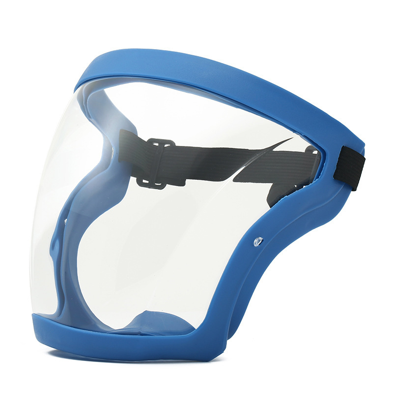 Blue frame clear lenses