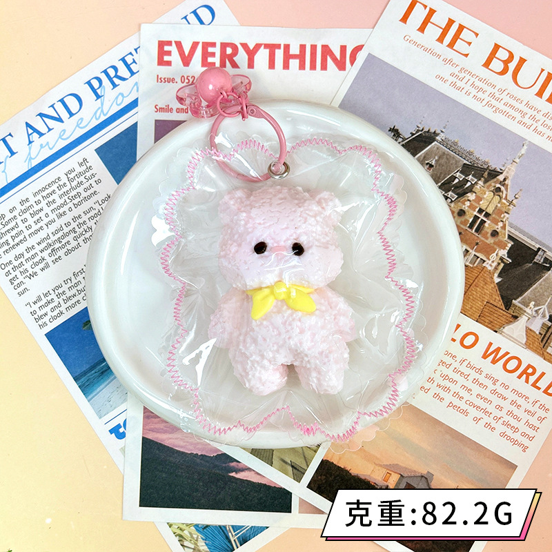 Shawl Bear Pink