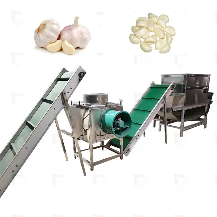 Fabrik verkauf Knoblauch pulver Produktions linie Preis der Knoblauch schälmaschine Peeling Knoblauch maschine