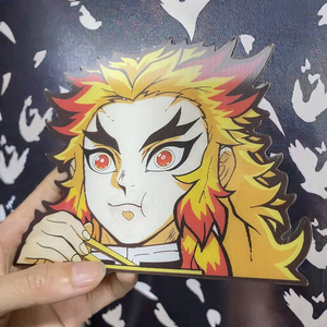 Hot Bán 3D Dạng Thấu Kính Anime Itachi Sticker Jujutsu Kaisen Xe Trang Trí Nội Thất Sticker Vật Liệu Vật Nuôi Thân Thiện Với Môi Chết Cắt - Product Image 2