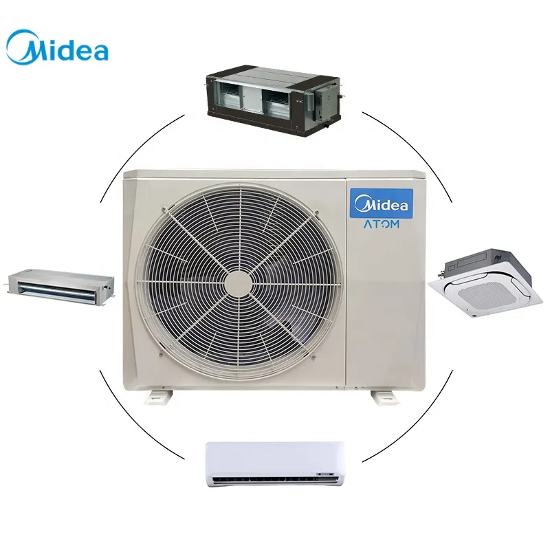 Midea 8kw 50(60)hz smart mini air conditioning systems condizionatore d'aria centrale split unit vrf vrv system condizionatore d'aria