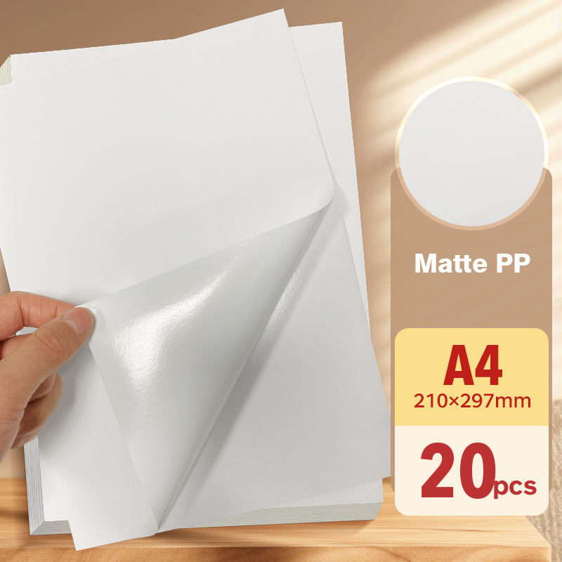 A4 mat PP pour jet d'encre