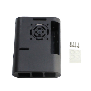Raspberry Pi 5 Kunststoffs chale Schwarz ABS-Gehäuse Wärme ableitung schale für Raspberry Pi 5 4GB 8GB Single Board Computer