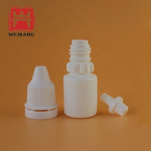 白色LDPE 5毫升10毫升塑料滴眼液容器5CC 10CC医用挤压空滴眼瓶，带滴管和螺帽 - Product Image 4