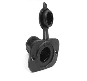 Marine Grade Mount High Quality DC <strong>12</strong> <strong>V</strong> Locking Waterproof Lighter <strong>Socket</strong> Panel Outlet Switch <strong>Socket</strong> - Product Image 2