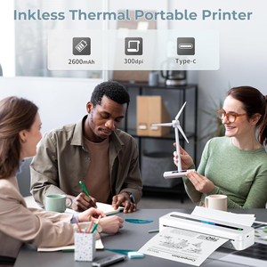 Phomemo boyutu taşınabilir termal küçük kağıt makinesi Mini A4 yazıcı belge yazıcı baskı notları okulda uygun - Product Image 3