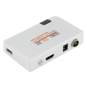HD-MI到RF模拟电视发射器HD到RF转换器适配器，用于电视将HD-MI数字信号转换为RF模拟信号 - Product Image 3
