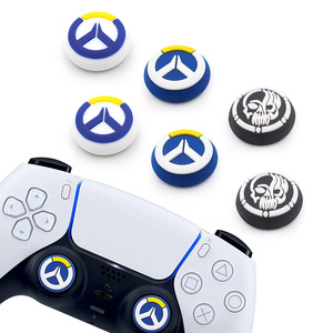 Silikon başparmak sapları Analog sopa koruyucu kapak Joystick PS5 için ünlü oyun tema Caps/PS4/XBOX serisi/XBOX ONE kontrolörleri - Product Image 2