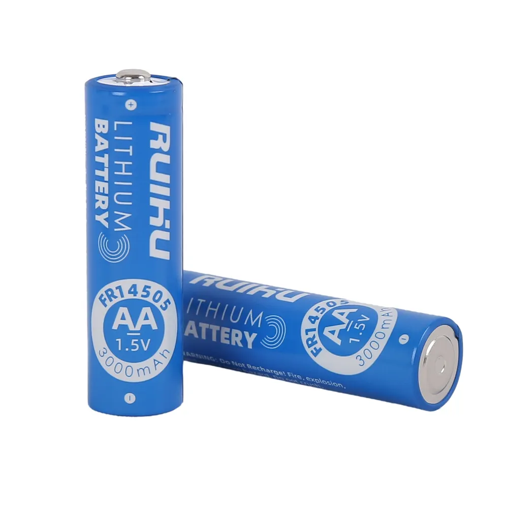 LiFeS2 FR6 FR14505 AA Lithium Battery 1.5V 3000mAh Lithium Primary Battery