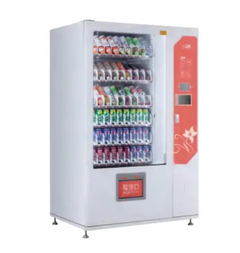 Máquina de venda de combinação com refrigerador lanche ou distribuidor de bebidas