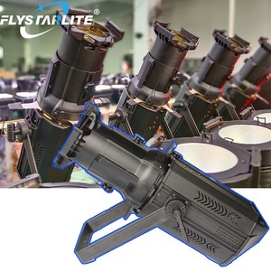 Flystar Led Leko 200wプロファイルスポットライト暖かい白Ledプロファイルライトプロジェクターライトスタジオテレビショー用 - Product Image 2