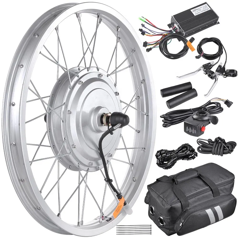 20" 36V 750W Electric Bicycle kit Front Wheel Motor Conversion Kit E-Bike For 1.95"-2.5" Tire/ electric bicycle hub motor kit
