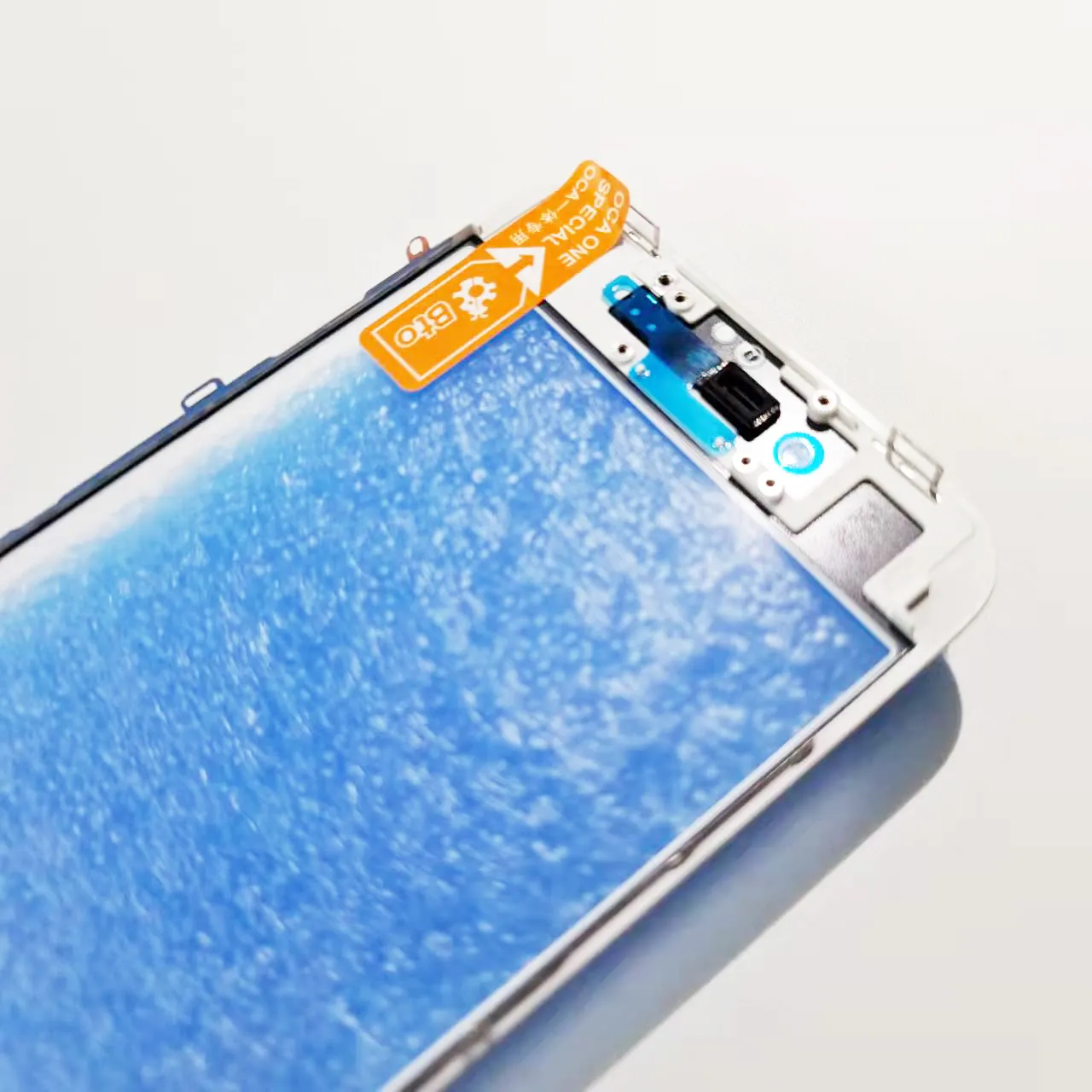 KULI niedriger Preis Für iPhone 5 5S 6 6s 6plus Handy-LCD-Außen glas mit Oca-Rahmen Bildschirm Wartungs zubehör Ersatz