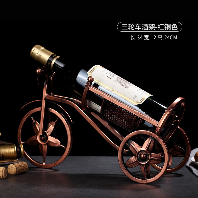 Red copper tricycle