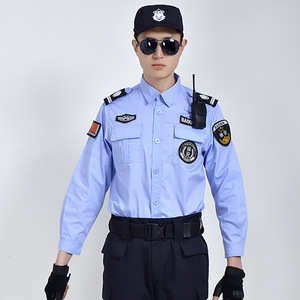 OEM制造警卫衬衫制服工作服安全衬衫制服 - Product Image 3