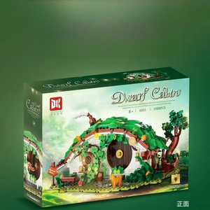 Dk6031 Sáng Tạo Lùn Quê Hương Cabin Gạch Moc DIY Nhà Mô Hình Đồ Chơi 1088Pcs Lắp Ráp Câu Đố Xây Dựng Khối Thiết Lập Cho Trẻ Em Quà Tặng - Product Image 6