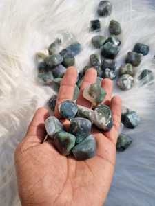 Newly Arrived Natural MOSS <strong>AGATE</strong> Tumbled Stone <strong>Agate</strong> Tumbled Stone for Medication and Decoration for Sale - Product Image 4