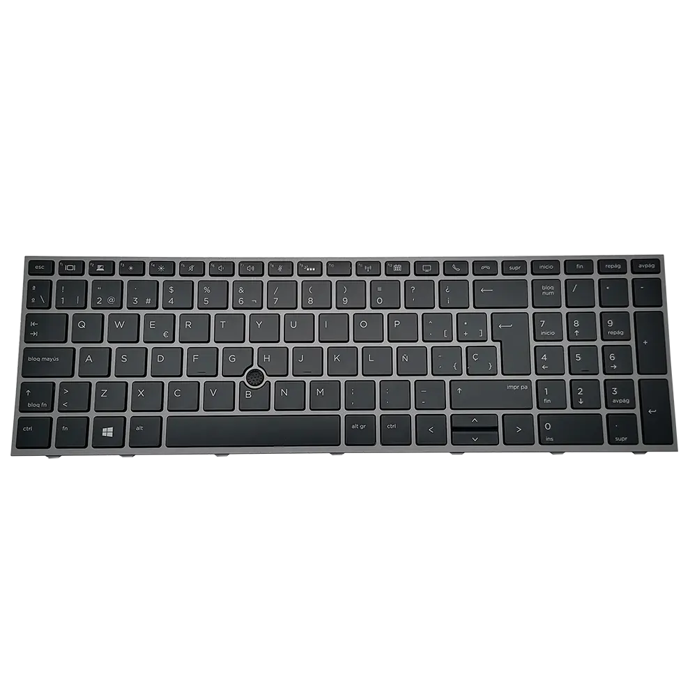 Tout nouveau SP espagnol avec clavier rétro-éclairé pour HP ZBOOK 15 G5 17 G5 HPM17H66E0J920 L12765-071