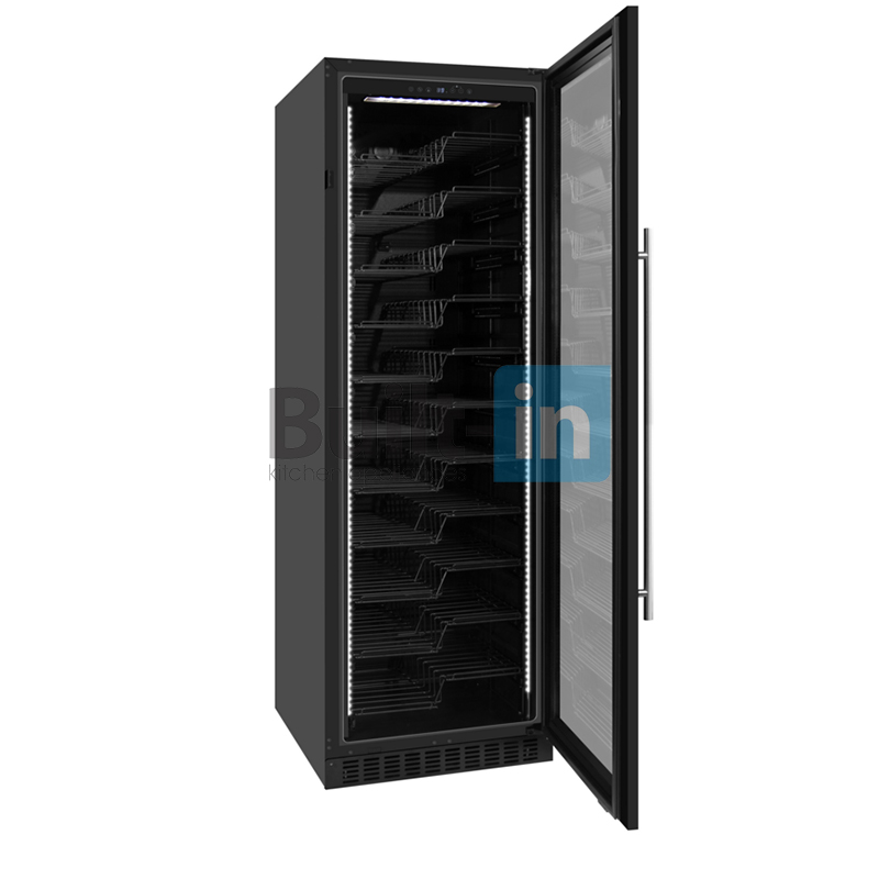Built-in or Free standing Single Zone 128 Bottles Wine Cooler