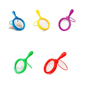 3x lente d'ingrandimento in plastica palmare a forma di cartone animato per bambini giocattolo di lente di lettura educativa per l'apprendimento dell'esplorazione dei bambini - Product Image 6