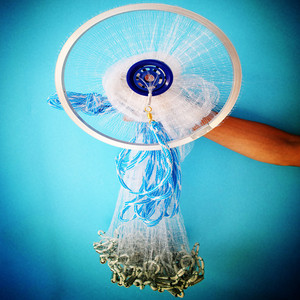 El döküm Monofilament balık ağı platin kolay atılır naylon plastik tip balıkçılar için