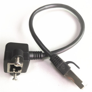 ตัวอย่างฟรี RJ45ชายไปยังแผงติด RJ45หญิงขยาย8P8C เครือข่ายแผงเมา Rj45สาย Lan กับสกรู