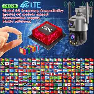 TecDeft IP kamera 4G sim kart LTE 8MP 4K çift Lens CCTV 36x zoom güvenlik AI insan algılama açık WIFI icsee ptz kamera - Product Image 3
