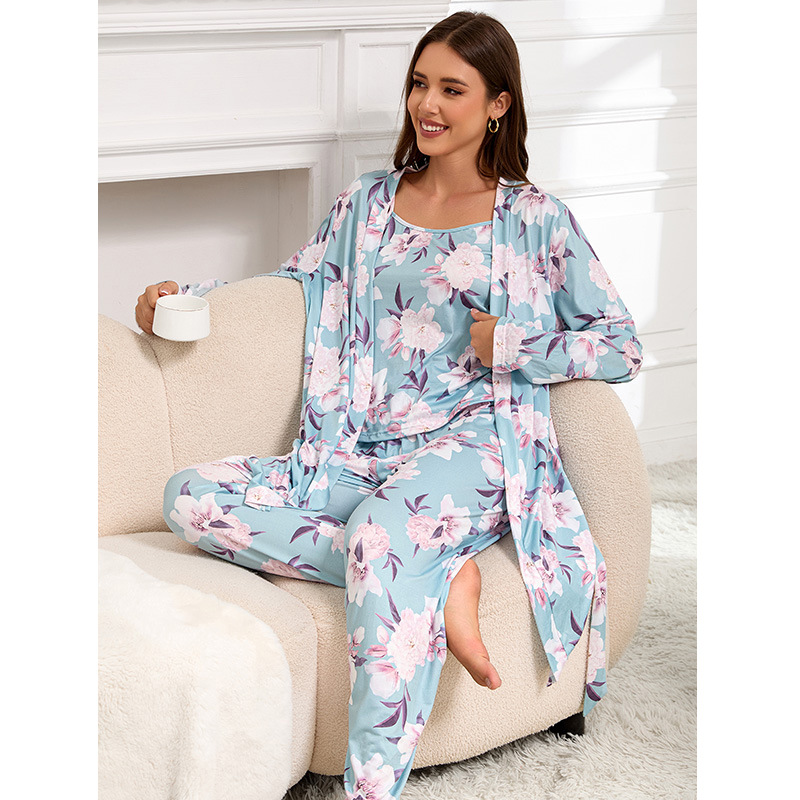 Blue Pink Floral