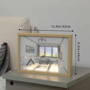 Atacado Altamente Popular Pintura Luz Ambiente Além Ordinária LED <span class=keywords><strong>Canvas</strong></span> Criações para Discernir Casas
