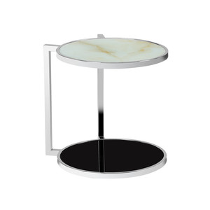 厂家低价现代家居小清玻璃顶圆形沙发侧茶几 - Product Image 5