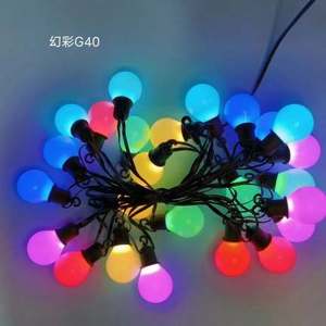 Outdoor Changing Multicolor <strong>Color</strong> Waterproof Bulb Rgb G40 Christmas Decoration Lighting Led <strong>String</strong> <strong>Lights</strong> - Product Image 1