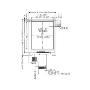 1.8 Inch <strong>TFT</strong> <strong>LCD</strong> Display <strong>MCU</strong> 8 BIT 128x160 <strong>LCD</strong> Module - Product Image 1