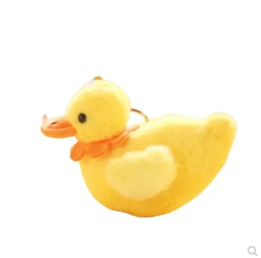 Ce/ASTM 2024 xu hướng New Arrival tùy chỉnh màu vàng vịt Keychain đồ chơi sang trọng Fluffy gà bagchain nhồi bông plushies đồ chơi