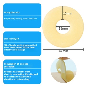วงแหวนป้องกันการรั่วของ Stoma เติมช่องว่างเว้าเพื่อปกป้องปากผิวหนังและป้องกันการรั่วซึม - Product Image 2