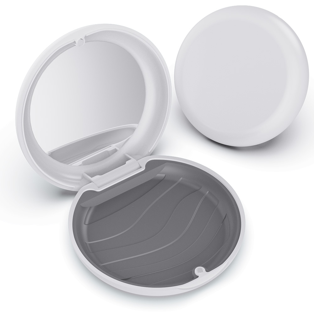 White with mirror