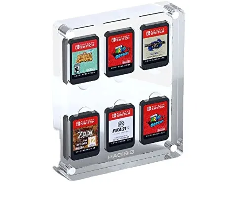switch Nintendo card sleeve storage box cassette game card slot acrylic transparent storage box loncheras escolares kids