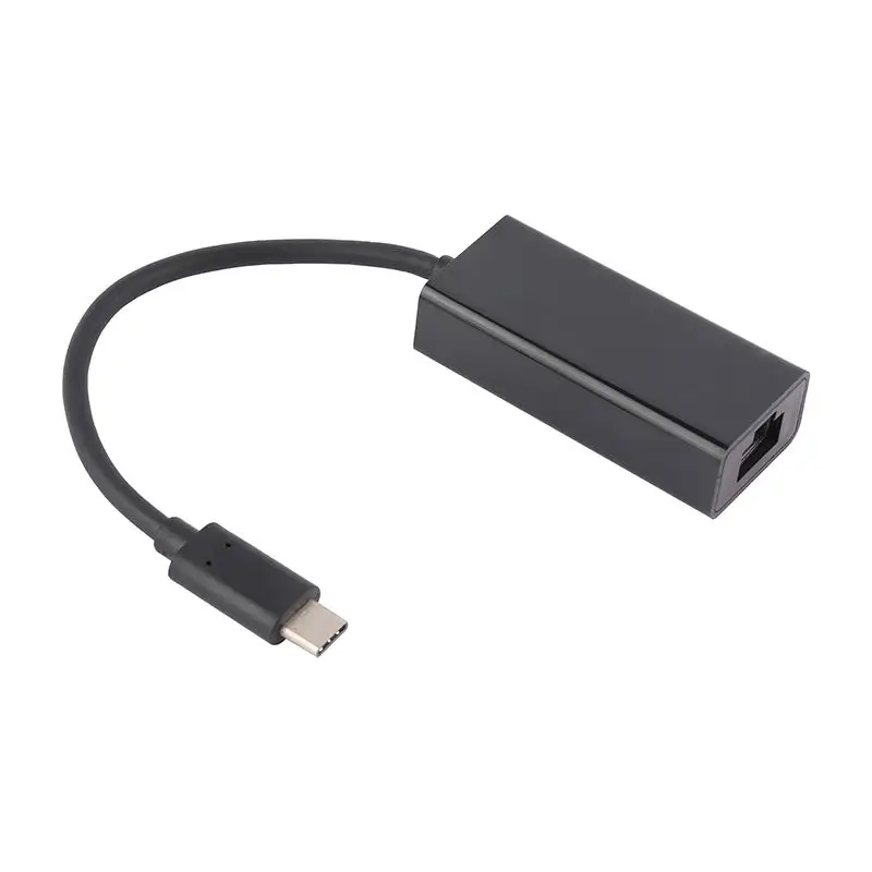 Hochgeschwindigkeits-Gigabit-USB-C USB 3.1 Typ C Single-/Ethernet-Netzwerk-LAN-Adapter 100/1000 m