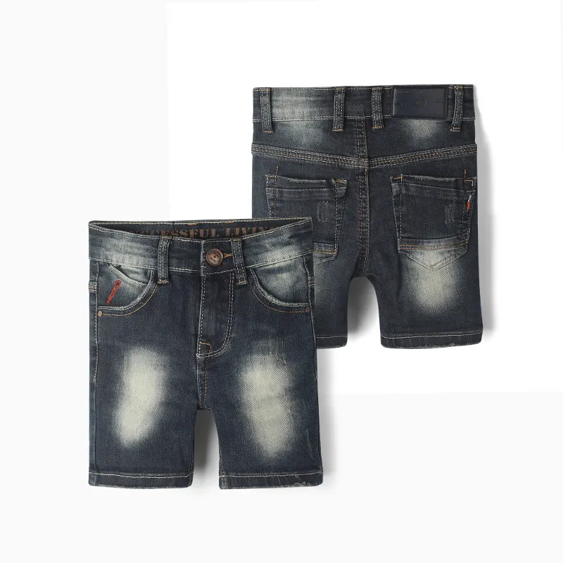 Atacado roupas infantis calças jeans vintage crianças jeans anti-encolhimento bebê menino jeans