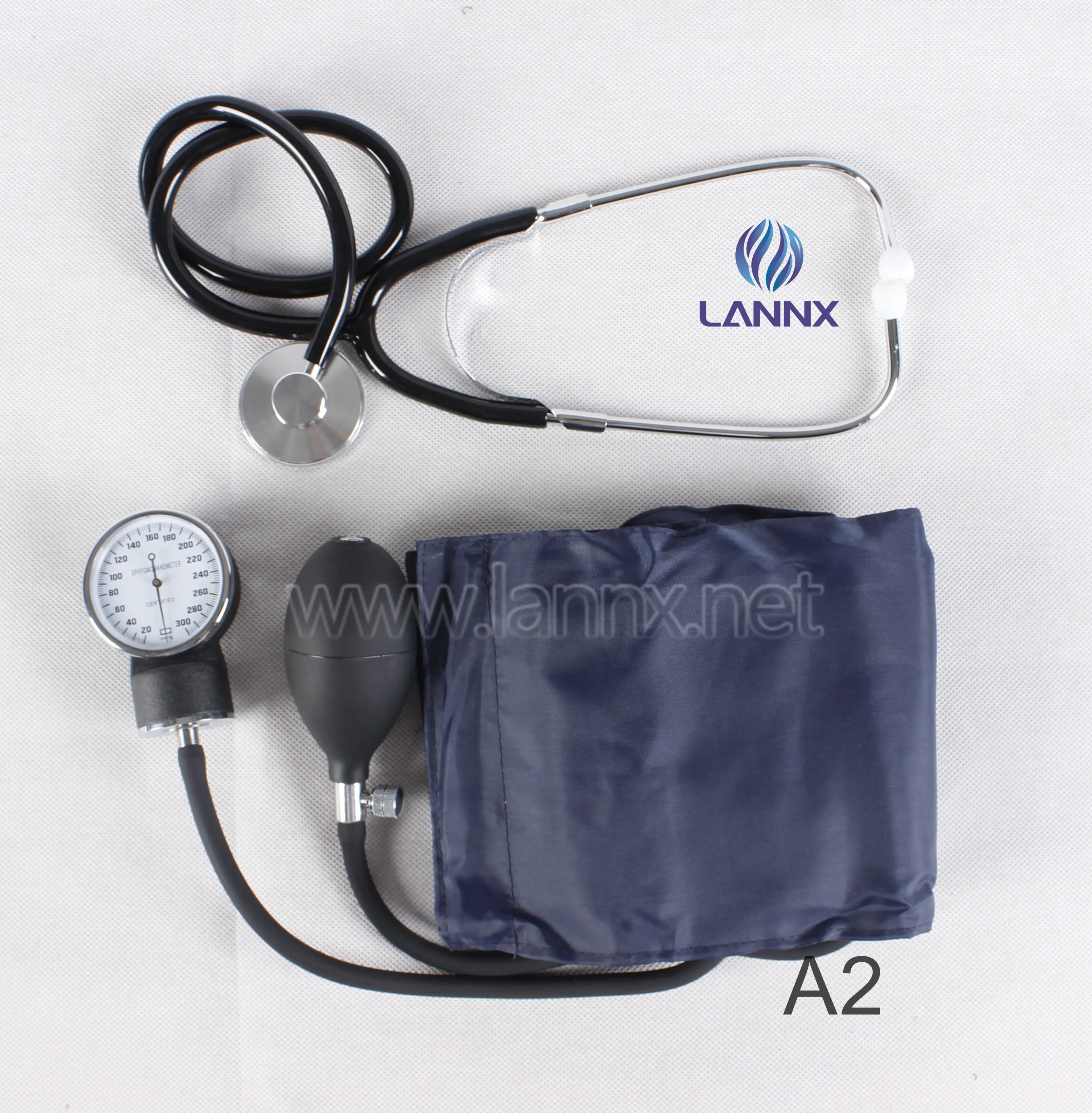 LANNX A2 전문 tensiometros 수동 의료 혈압계 stetoscope 무형 혈압 모니터