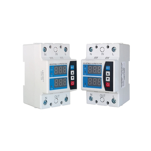 Protector de corriente de sobre y bajo voltaje 220 63A 80A 100A V voltaje de protector VA ajustable - Product Image 2