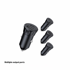 Toptan 15W yüksek hızlı Mini süper hızlı araba şarjı şarj Apple uyumlu 5V/1A QC3.0 tip-c cep telefonu şarj kutusu - Product Image 1